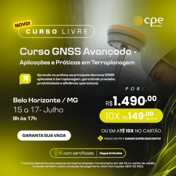 Curso GNSS RTK para Georreferenciamento (Belo Horizonte - MG)