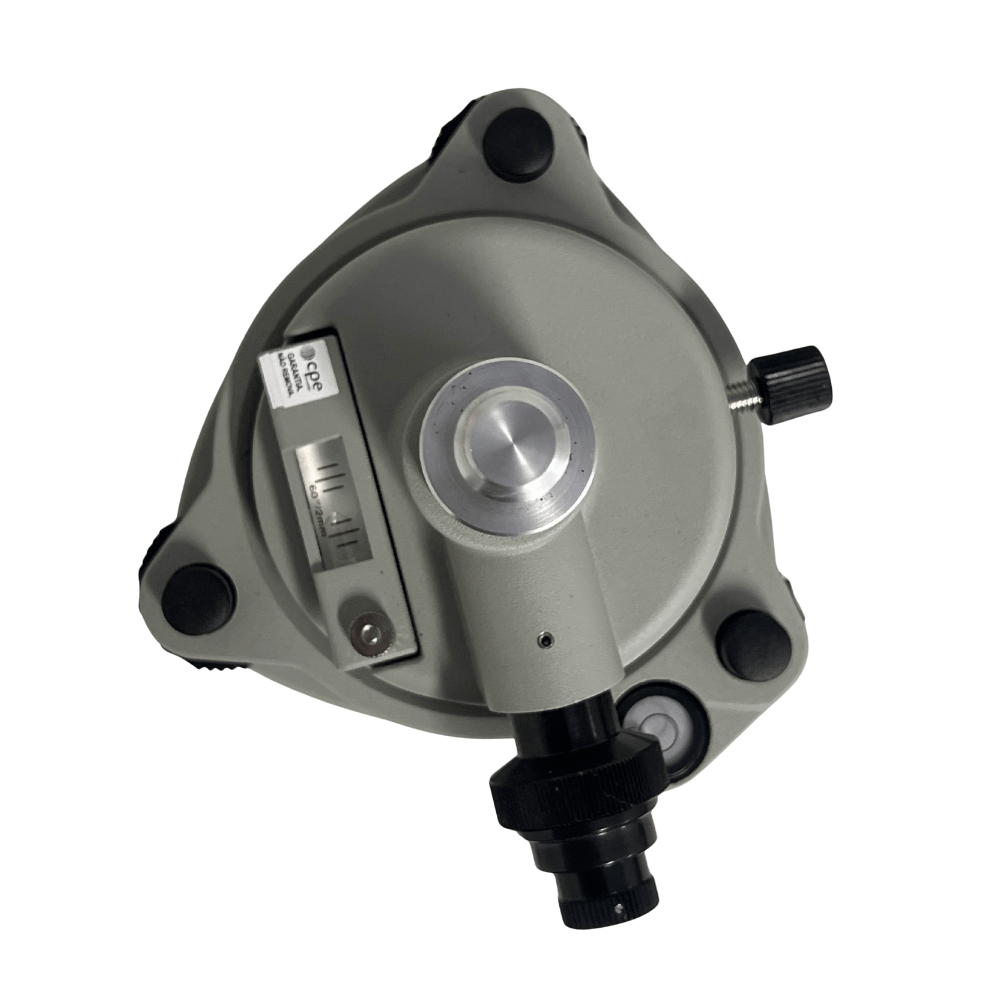 Base Nivelante com Adaptador Fixo e Prumo Óptico