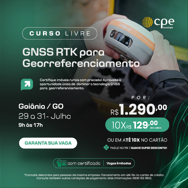GNSS RTK para Georreferenciamento (Goiânia - GO)