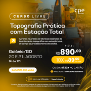 Curso Topografia Prática com Estação Total (Goiânia - GO)