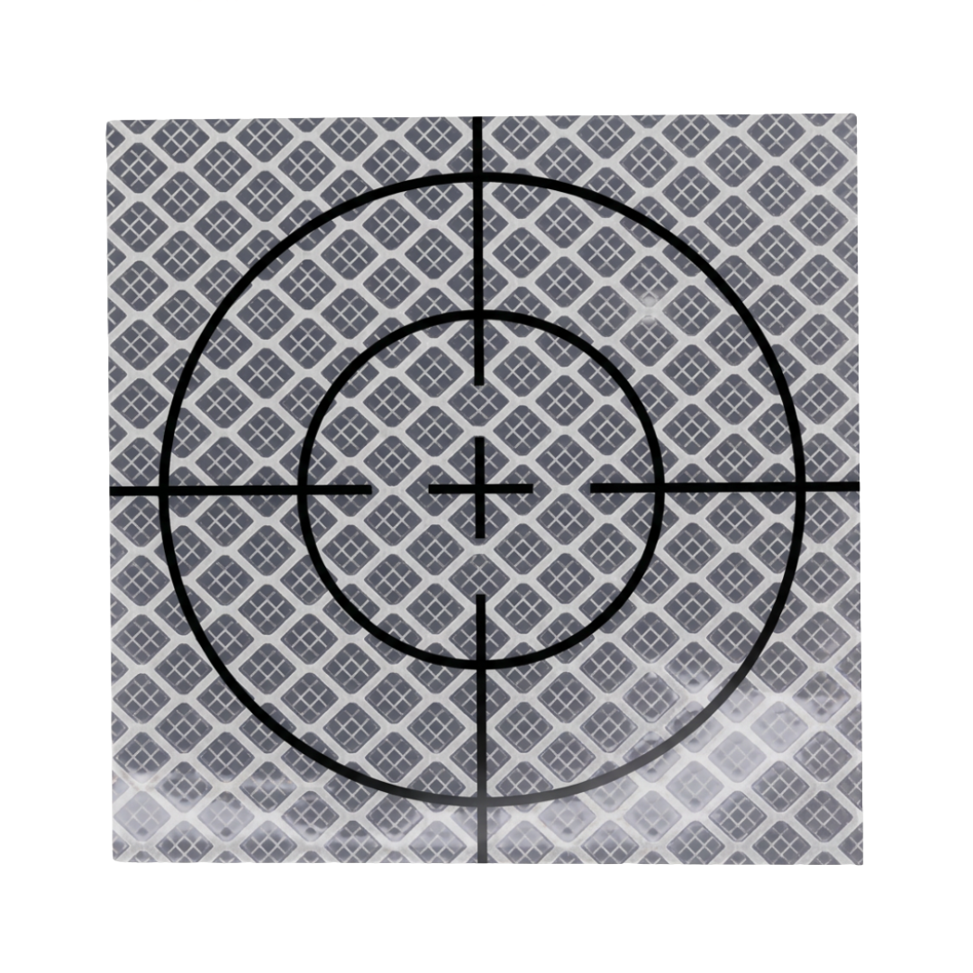 Alvo Refletivo Geodetic Adesivo 60x60mm Branco - Para Estação Total e Marcos de Referência