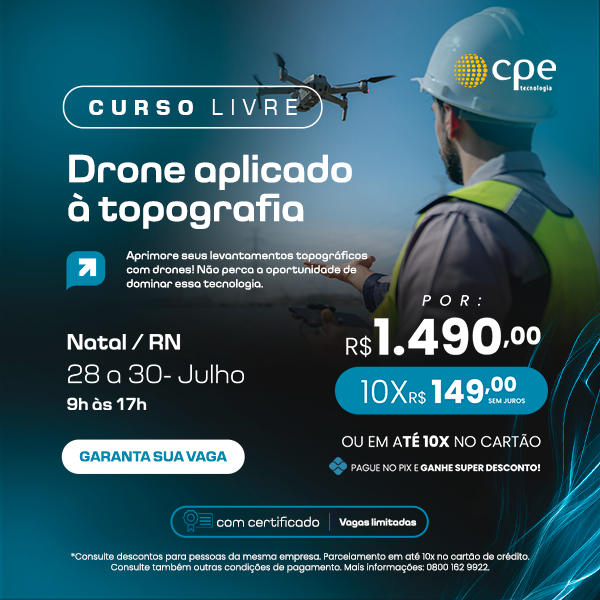 Curso Drone Aplicado a Topografia (Natal - RN)