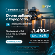 Curso Drone Aplicado à Topografia (Rio de Janeiro - RJ)