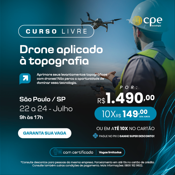 Curso Drone Aplicado à Topografia (São Paulo - SP)