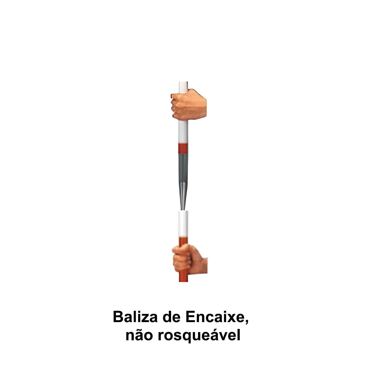 Baliza Topográfica de Encaixe Geodetic de 2 Metros