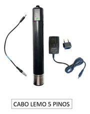 Bateria Bastão Para Receptor Gps Rtk + Cabo Lemo 5 Pinos