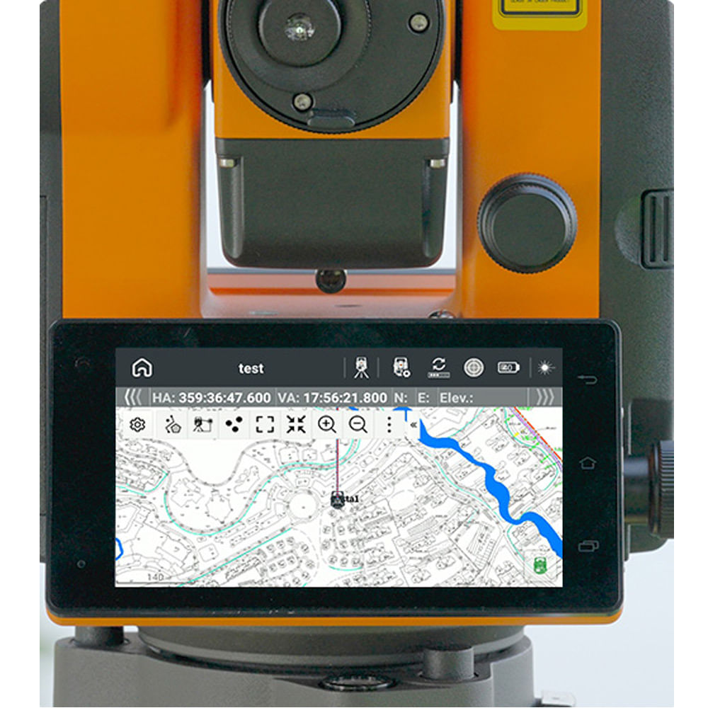 Estação Total CHCNAV CTS A100 - Android e LandStar para Topografia e Engenharia