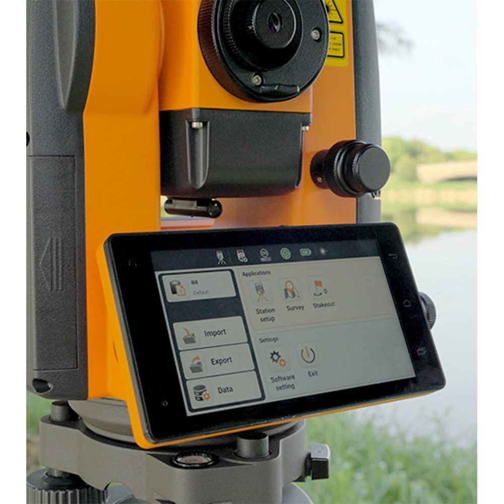 Estação Total CHCNAV CTS A100 - Android e LandStar para Topografia e Engenharia