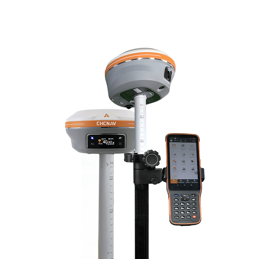 i93 - Kit GNSS RTK CHCNAV com 2 Câmeras, Modelagem 3D*, Auto-IMU, Display e 1408 Canais