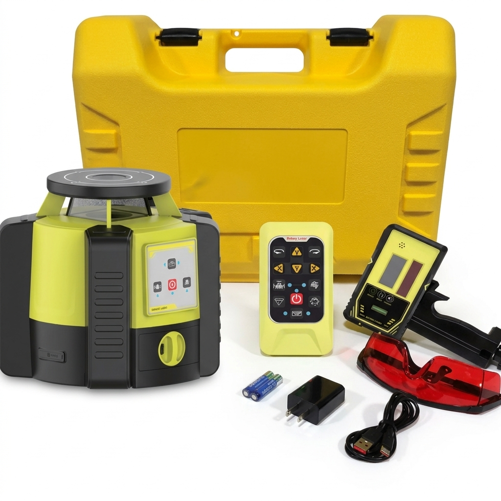 Nível Laser Rotativo KRL-405R Autonivelante 360° com Inclinação