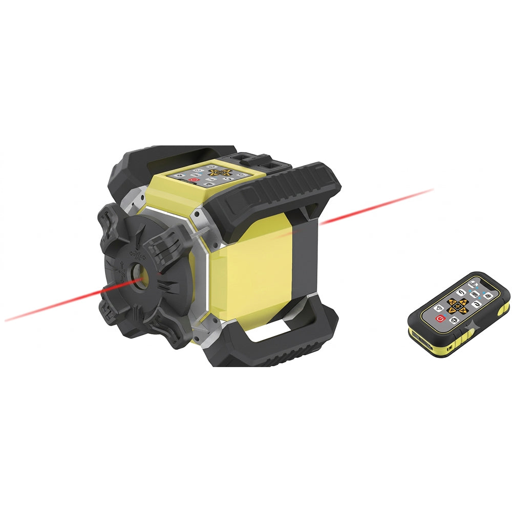 Nível a Laser Rotativo KRL-840R Profissional 360° com Inclinação X e Y, Prumo e Alcance de até 1.000 m