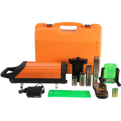 Nível a Laser de Tubo MPL-02G com Autocalibração, Controle Infravermelho, Tela OLED e IP68