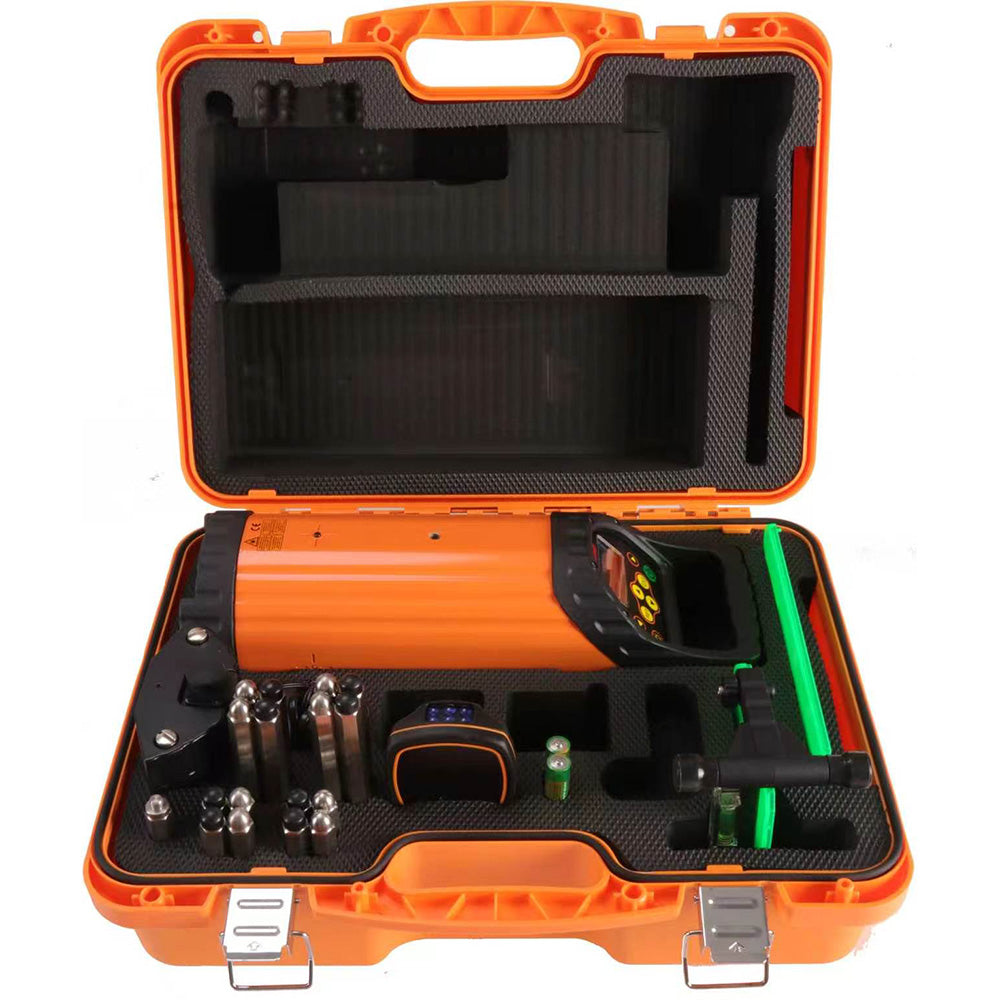 Nível a Laser de Tubo MPL-02G com Autocalibração, Controle Infravermelho, Tela OLED e IP68