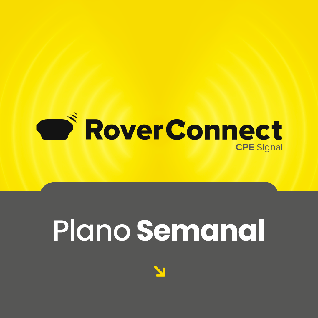 Serviço de Correção RTK NTRIP RoverConnect - Plano Semanal