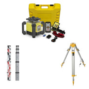 Super combo kit Nível a Laser Rotativo Vermelho KRL-840R com Tripé e Mira - Operações Profissionais