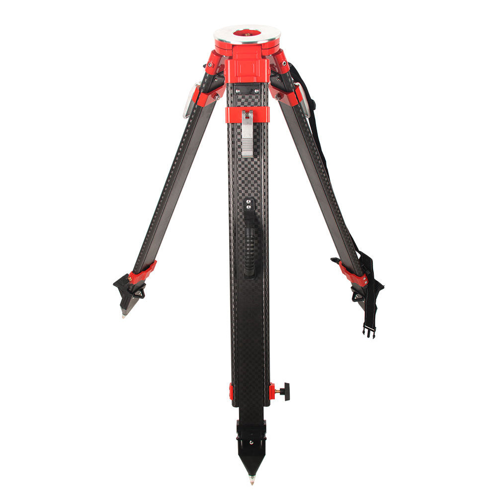 Tripé Profissional 100% Fibra de Carbono para GPS, Estação Total e Laser Scanner– Dupla Trava