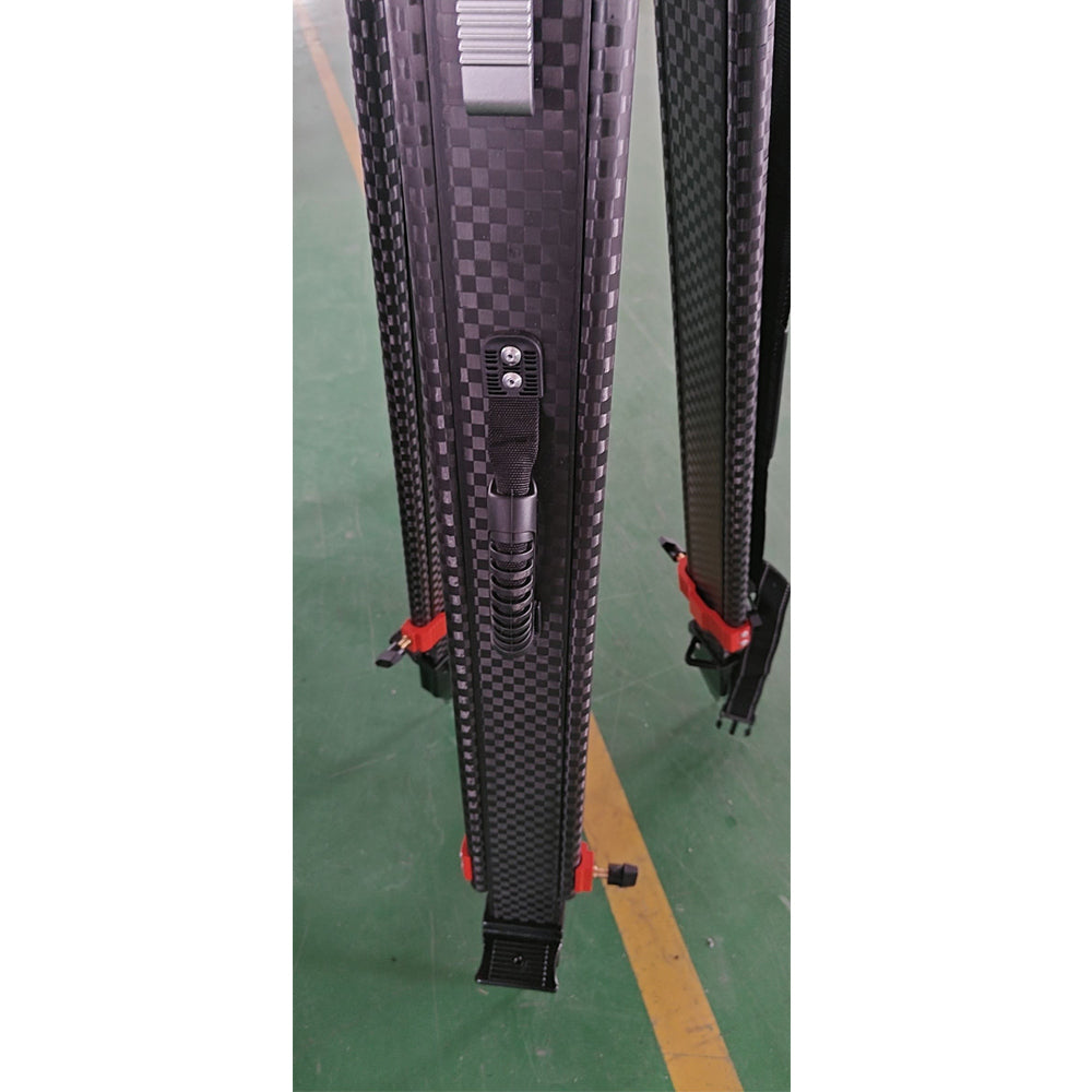 Tripé Profissional 100% Fibra de Carbono para GPS, Estação Total e Laser Scanner– Dupla Trava