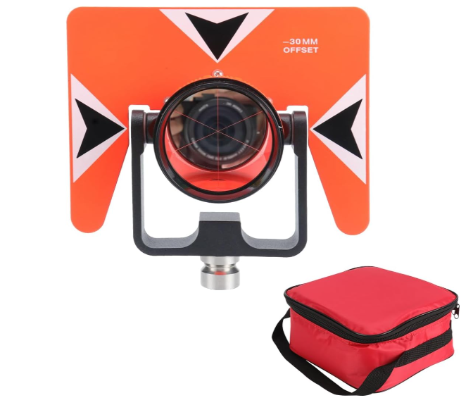 Prisma com Suporte Alvo Vermelho e Bolsa de Transporte