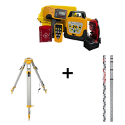 Super Combo Kit Nível à Laser Giratório FRE203N com Tripé e Mira - Precisão e Eficiência para Topografia e Construção